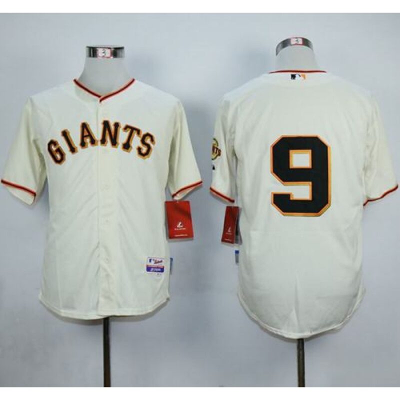 6863d3bc18952_1 Giants #9 Matt Williams Cream Cool Base Stitched MLB jerseys