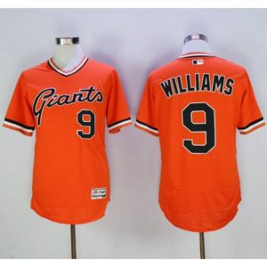 6863d3e18b842_1 Giants #9 Matt Williams Orange Flexbase Authentic Collection Cooperstown Stitched MLB jerseys