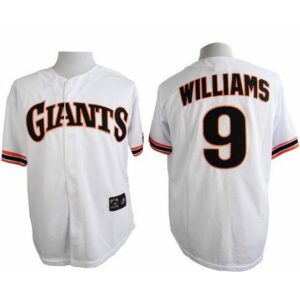 6863d3e907fe9_1 Giants #9 Matt Williams White 1989 Turn Back The Clock Stitched MLB Jersey