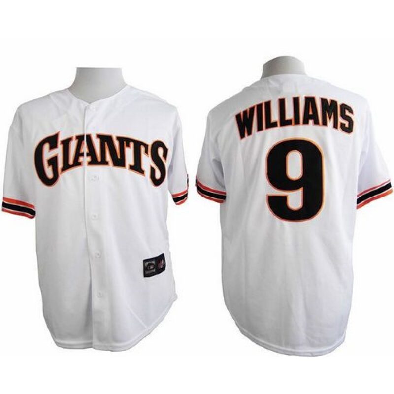 6863d3e907fe9_1 Giants #9 Matt Williams White 1989 Turn Back The Clock Stitched MLB Jersey