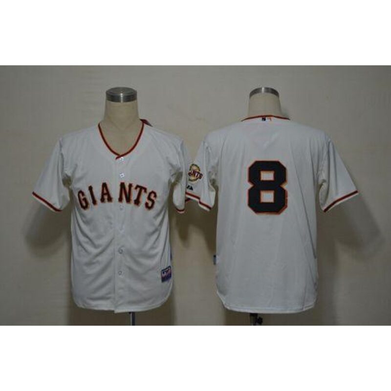6863d4409e09d_1 Giants #8 Hunter Pence Cream Cool Base Stitched MLB Jersey