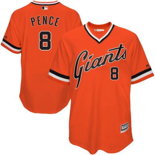 6863d491dd787_1 Giants #8 Hunter Pence Orange 1978 Turn Back The Clock Stitched MLB jerseys