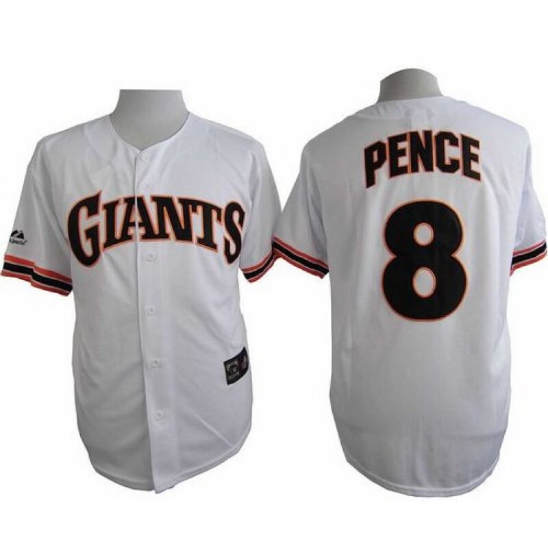 6863d4996f9c4_1 Giants #8 Hunter Pence White 1989 Turn Back The Clock Stitched MLB Jersey