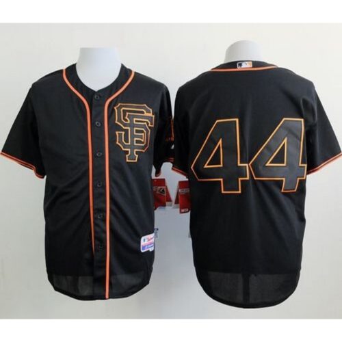 6863d57e1ec69_1 Giants #44 Willie McCovey Black Alternate Cool Base Stitched MLB Jersey