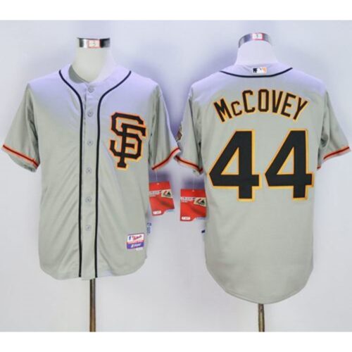 6863d58ca67e3_1 Giants #44 Willie McCovey Grey Cool Base Stitched MLB Jersey