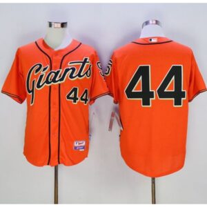 6863d59069a9b_1 Giants #44 Willie McCovey Orange Cool Base Stitched MLB Jersey