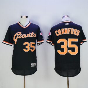 6863d69aa3d09_1 Men's San Francisco Giants #35 Brandon Crawford Black Cool Base Cooperstown Collection Player Stitched MLB Jersey
