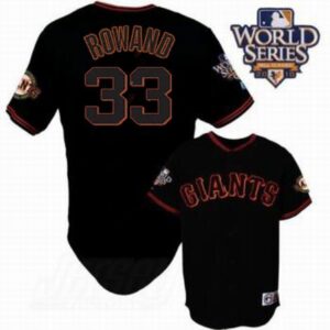 6863d6e48c06b_1 Giants #33 Aaron Rowand Cool Base 2010 World Series Patch Black Stitched MLB Jersey