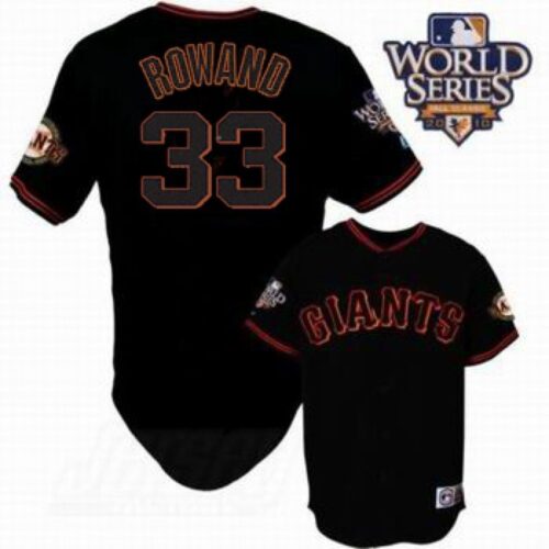 6863d6e48c06b_1 Giants #33 Aaron Rowand Cool Base 2010 World Series Patch Black Stitched MLB Jersey