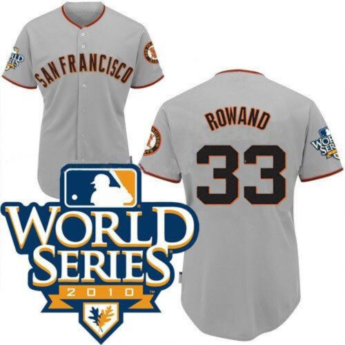 6863d6ec44bee_1 Giants #33 Aaron Rowand Cool Base 2010 World Series Patch Grey Stitched MLB Jersey