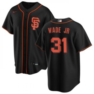 6863d6f00f8e6_1 Men's San Francisco Giants #31 LaMonte Wade Jr. Black Cool Base Stitched Jersey