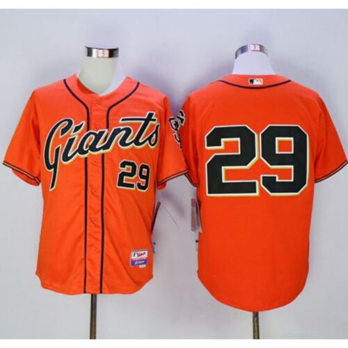 6863d70a5ba2a_1 Giants #29 Jeff Samardzija Orange Alternate Cool Base Stitched MLB Jersey