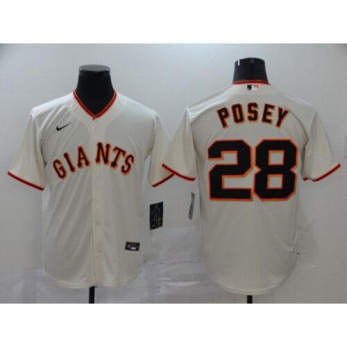 6863d77a8d31d_1 Men's San Francisco Giants #28 Buster Posey White Cool Base Stitched MLB Jersey