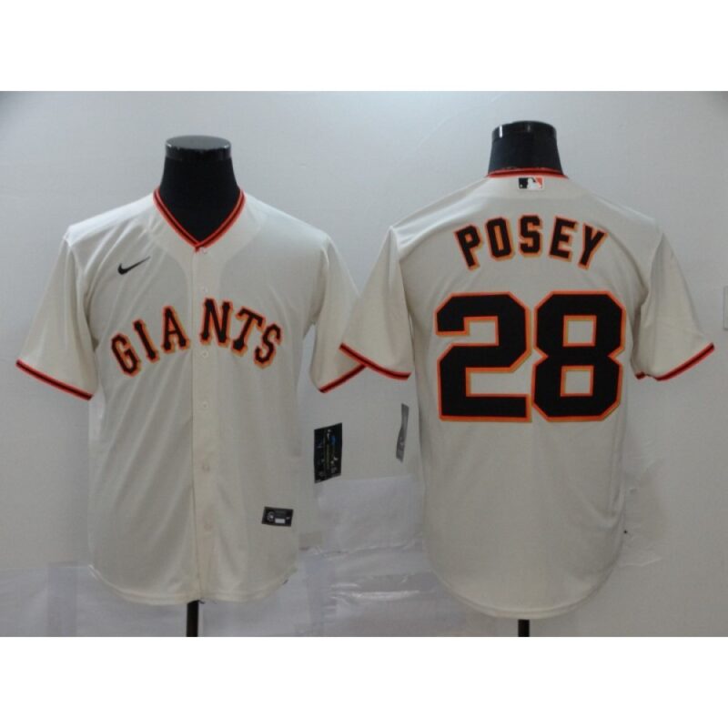 6863d77a8d31d_1 Men's San Francisco Giants #28 Buster Posey White Cool Base Stitched MLB Jersey