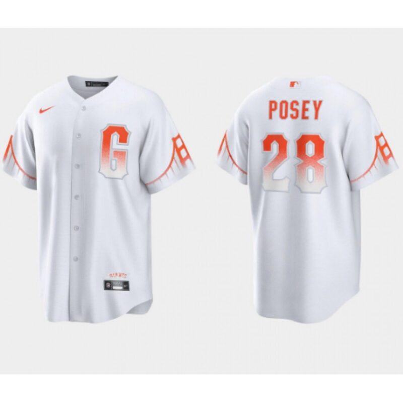 6863d785f29bf_1 Men's San Francisco Giants #28 Buster Posey White City Connect Cool Base Stitched Jersey