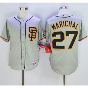 6863d83d5c482_1 Giants #27 Juan Marichal Grey Cool Base Stitched MLB Jersey