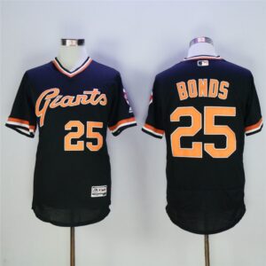 6863d84762274_1 Men's San Francisco Giants #25 Barry Bonds Black Throwback Flexbase Stitched MLB Jersey