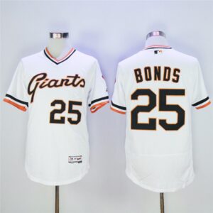 6863d85299432_1 Men's San Francisco Giants #25 Barry Bonds White Throwback Flexbase Stitched MLB Jersey