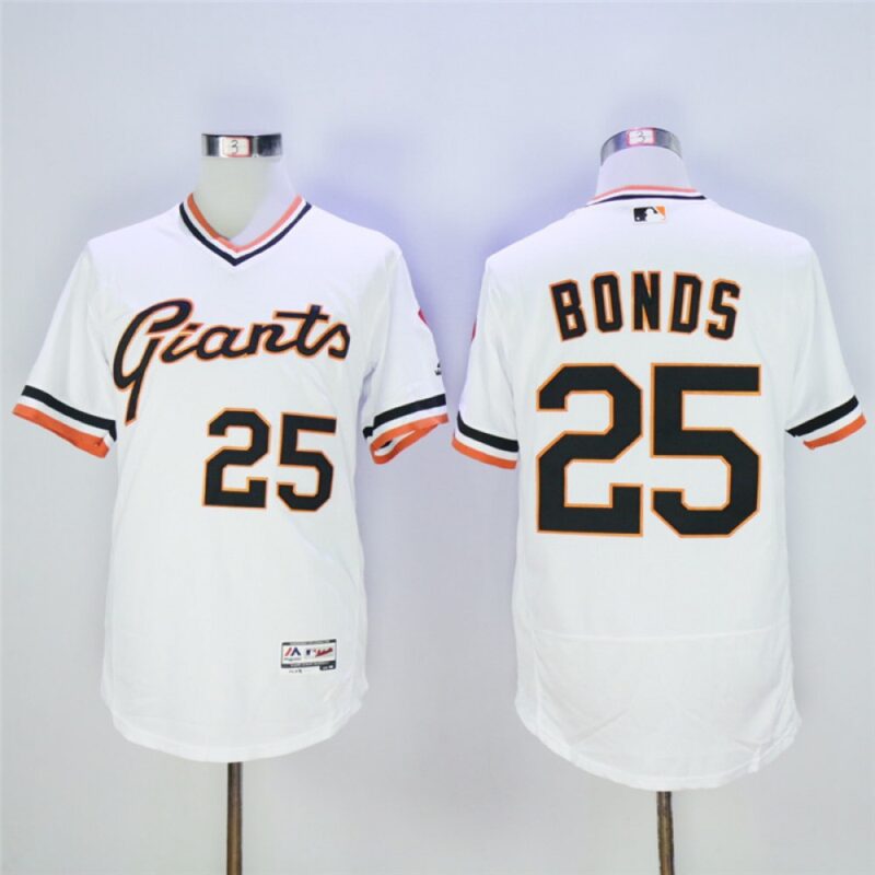 6863d85299432_1 Men's San Francisco Giants #25 Barry Bonds White Throwback Flexbase Stitched MLB Jersey