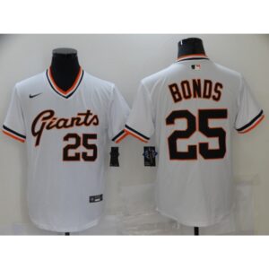 6863d85645ffc_1 Men's San Francisco Giants #25 Barry Bonds White Cool Base Stitched Jersey