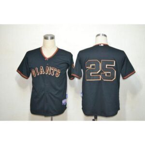 6863d864c3589_1 Giants #25 Barry Bonds Black Fashion Stitched MLB Jersey