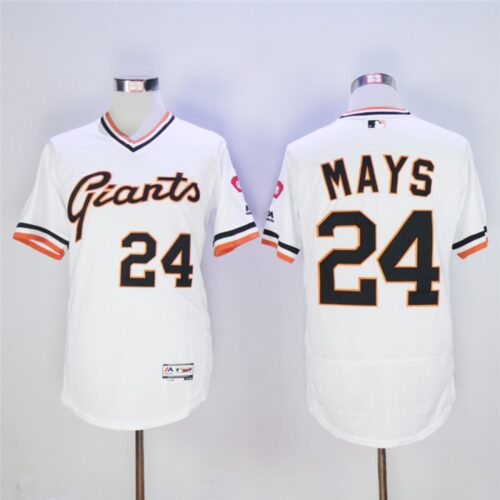 6863d8cfc8008_1 Men's San Franciscoc Giants #24 Willie Mays White Throwback Flexbase Stitched MLB Jersey