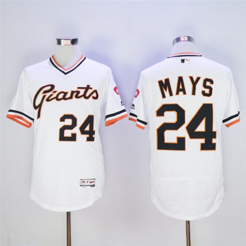 6863d8cfc8008_1 Men's San Franciscoc Giants #24 Willie Mays White Throwback Flexbase Stitched MLB Jersey