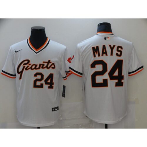 6863d8d376a47_1 Men's San Francisco Giants #24 Willie Mays White Cool Base Stitched Jersey