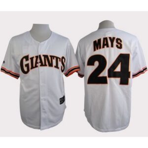 6863d91dac6f4_1 Giants #24 Willie Mays White 1989 Turn Back The Clock Stitched MLB Jersey
