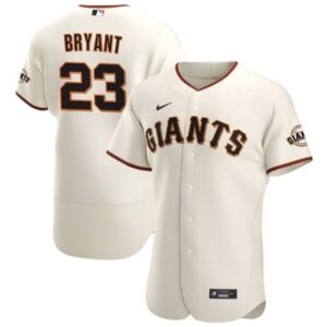 6863d9289dd81_1 Men's San Francisco Giants #23 Kris Bryant Cream Flex Base Stitched Jersey