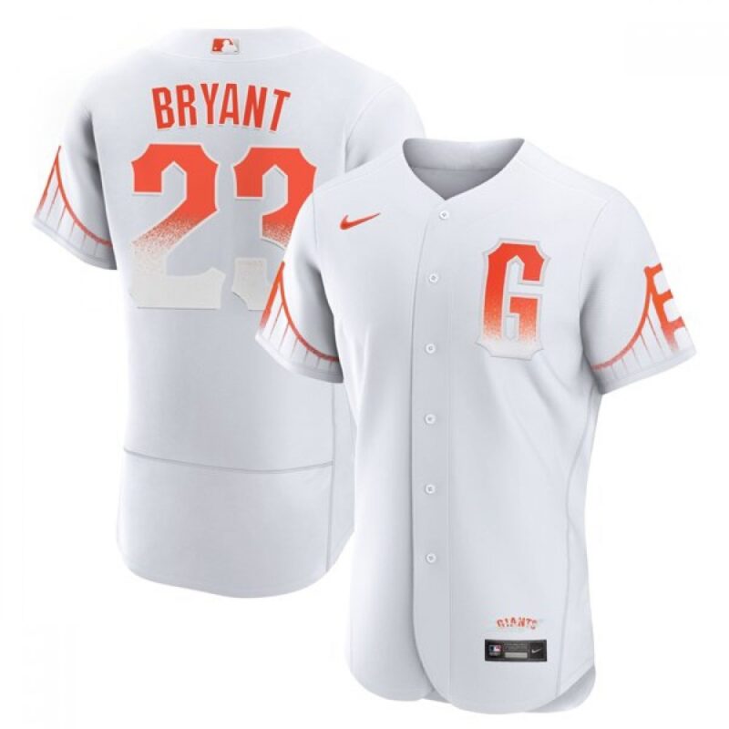 6863d9303f03f_1 Men's San Francisco Giants #23 Kris Bryant White City Connect Flex Base Stitched Jersey