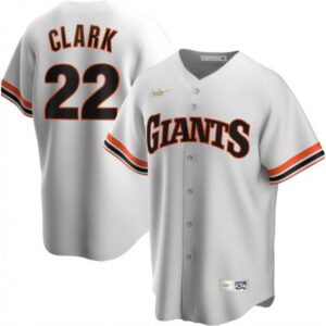 6863d94af2345_1 Men's San Francisco Giants #22 Will Clark White Cool Base Stitched Jersey