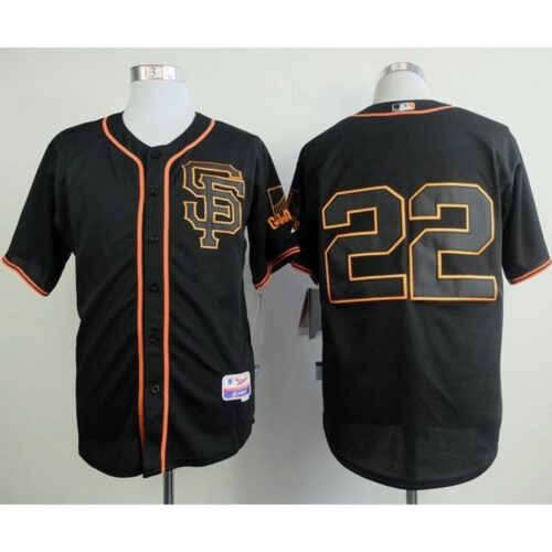 6863d94ede3bc_1 Giants #22 Jake Peavy Black Alternate Cool Base Stitched MLB Jersey