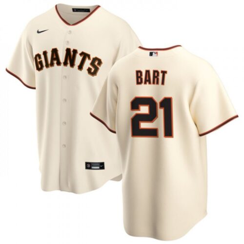 6863d9a9a8261_1 Men's San Francisco Giants #21 Joey Bart Cream Cool Base Stitched Jersey