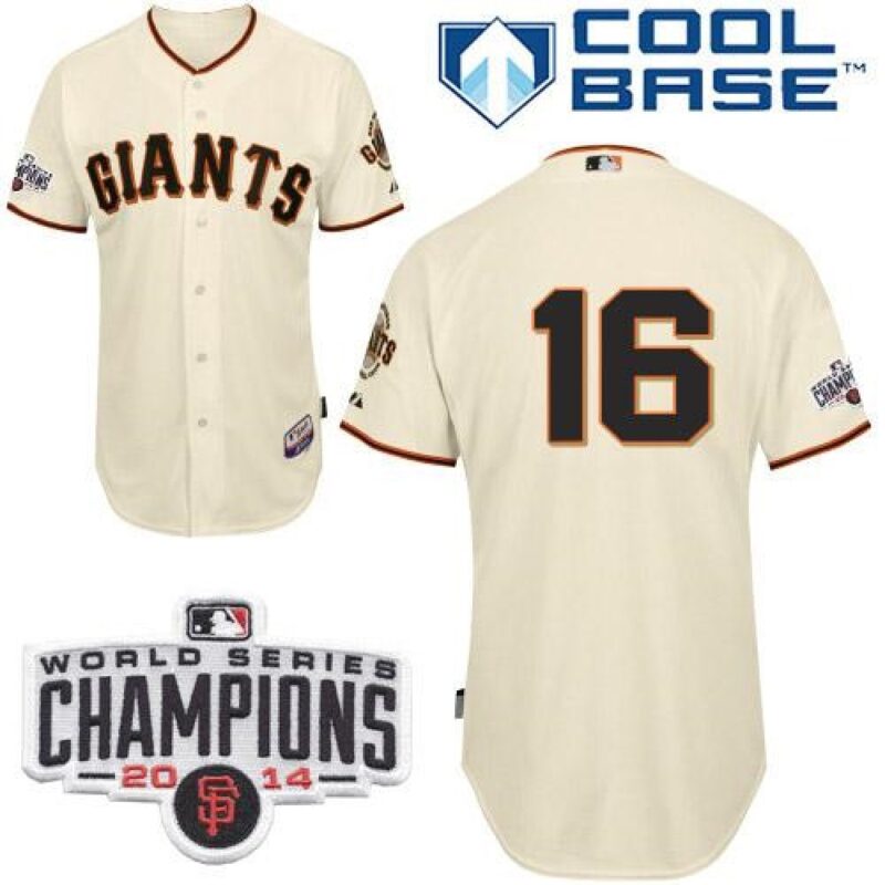 6863da3716534_1 Giants #16 Angel Pagan Cream Cool Base W/2014 World Series Champions Patch Stitched MLB Jersey