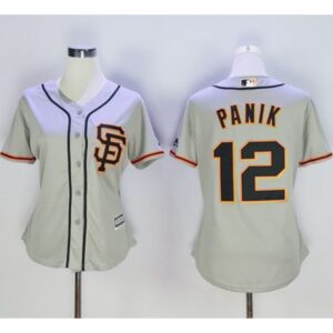 6863da6b13cc2_1 Giants #12 Joe Panik Grey Road 2 Women's Stitched MLB Jersey