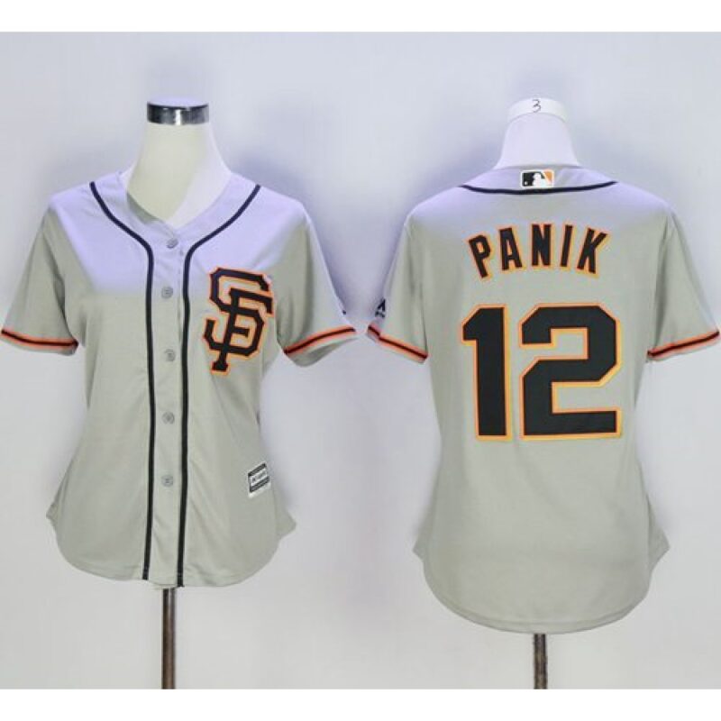 6863da6b13cc2_1 Giants #12 Joe Panik Grey Road 2 Women's Stitched MLB Jersey