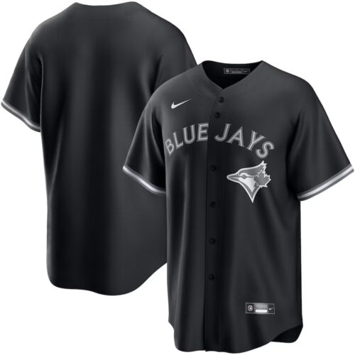 6863dadf3b721_1 Men's Toronto Blue Jays Nike Black Lights Out Replica Jersey