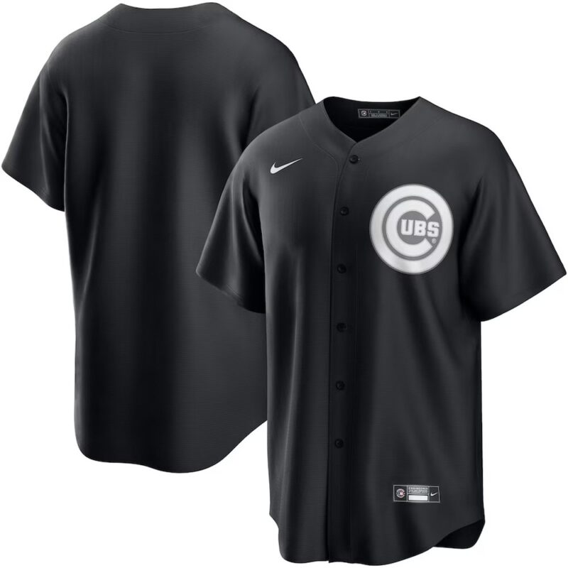 6863db666b96f_1 Youth Chicago Cubs Nike Black Lights Out Replica Jersey