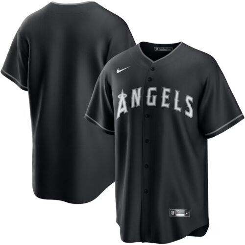 6863db8364d77_1 Youth Los Angeles Angels Nike Black Lights Out Replica Jersey