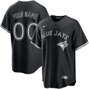 6863dbe4150c5_1 Men's Toronto Blue Jays Nike Custom Black Lights Out Replica Jersey