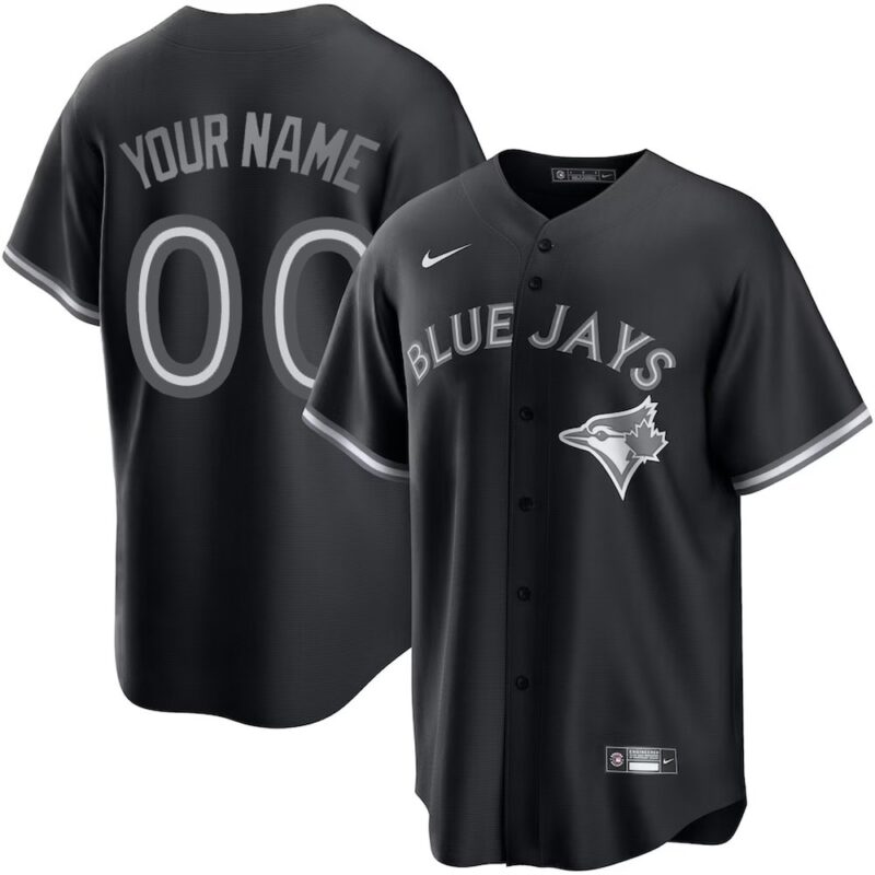 6863dbe4150c5_1 Men's Toronto Blue Jays Nike Custom Black Lights Out Replica Jersey