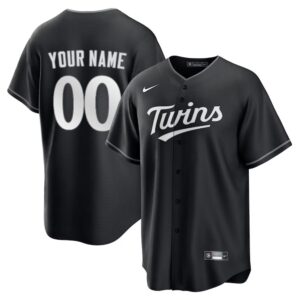 6863dbf1739be_1 Youth Minnesota Twins Nike Custom Black Lights Out Replica Jersey