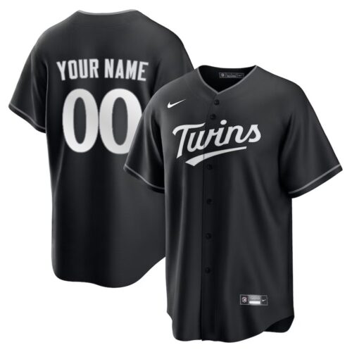 6863dbf1739be_1 Youth Minnesota Twins Nike Custom Black Lights Out Replica Jersey