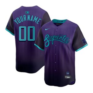 6863dc16b097c_1 Youth Arizona Diamondbacks Customized Nike Purple 2025 City Connect Limited Player Jersey