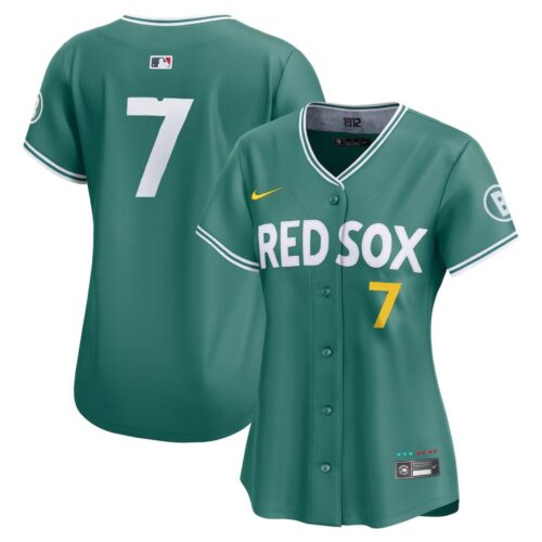 6863dc2da2899_1 Women's Boston Red Sox #7 Masataka Yoshida Nike Green 2025 City Connect Limited Player Jersey