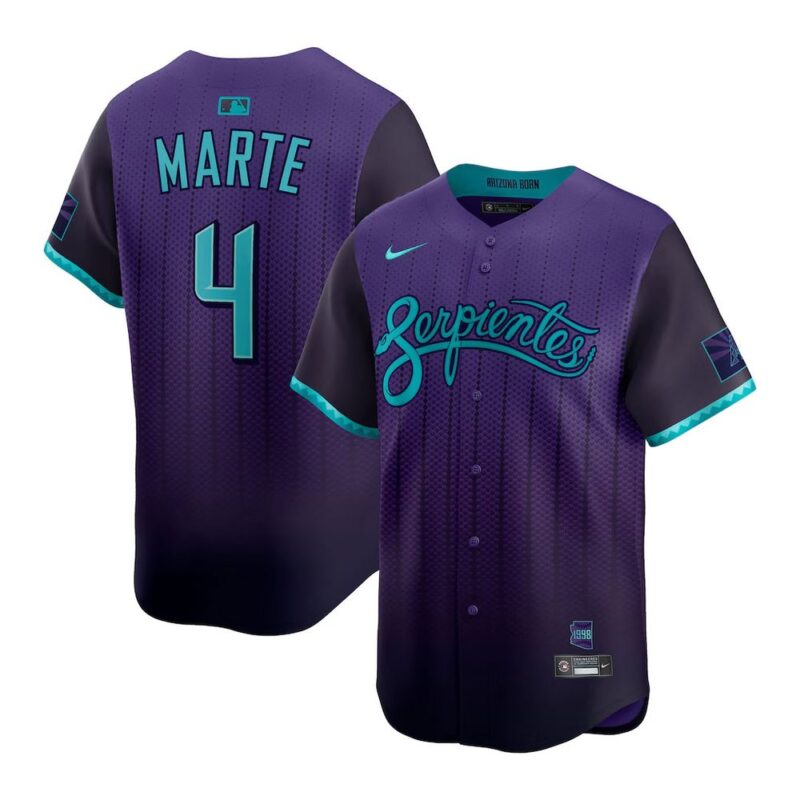 6863dd0740876_1 Youth Arizona Diamondbacks #4 Ketel Marte Nike Purple 2025 City Connect Limited Player Jersey