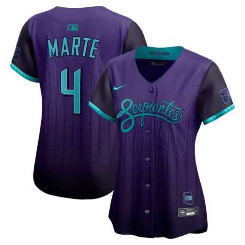 6863dd0a4c819_1 Women's Arizona Diamondbacks #4 Ketel Marte Nike Purple 2025 City Connect Limited Player Jersey