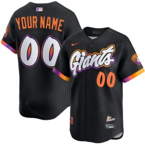 6863de88945ab_1 Men's San Francisco Giants Custom Nike Black 2025 City Connect Limited Jersey