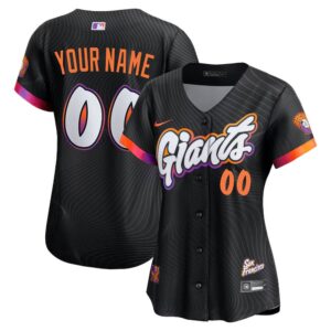 6863de8b9d211_1 Women's San Francisco Giants Custom Nike Black 2025 City Connect Limited Jersey
